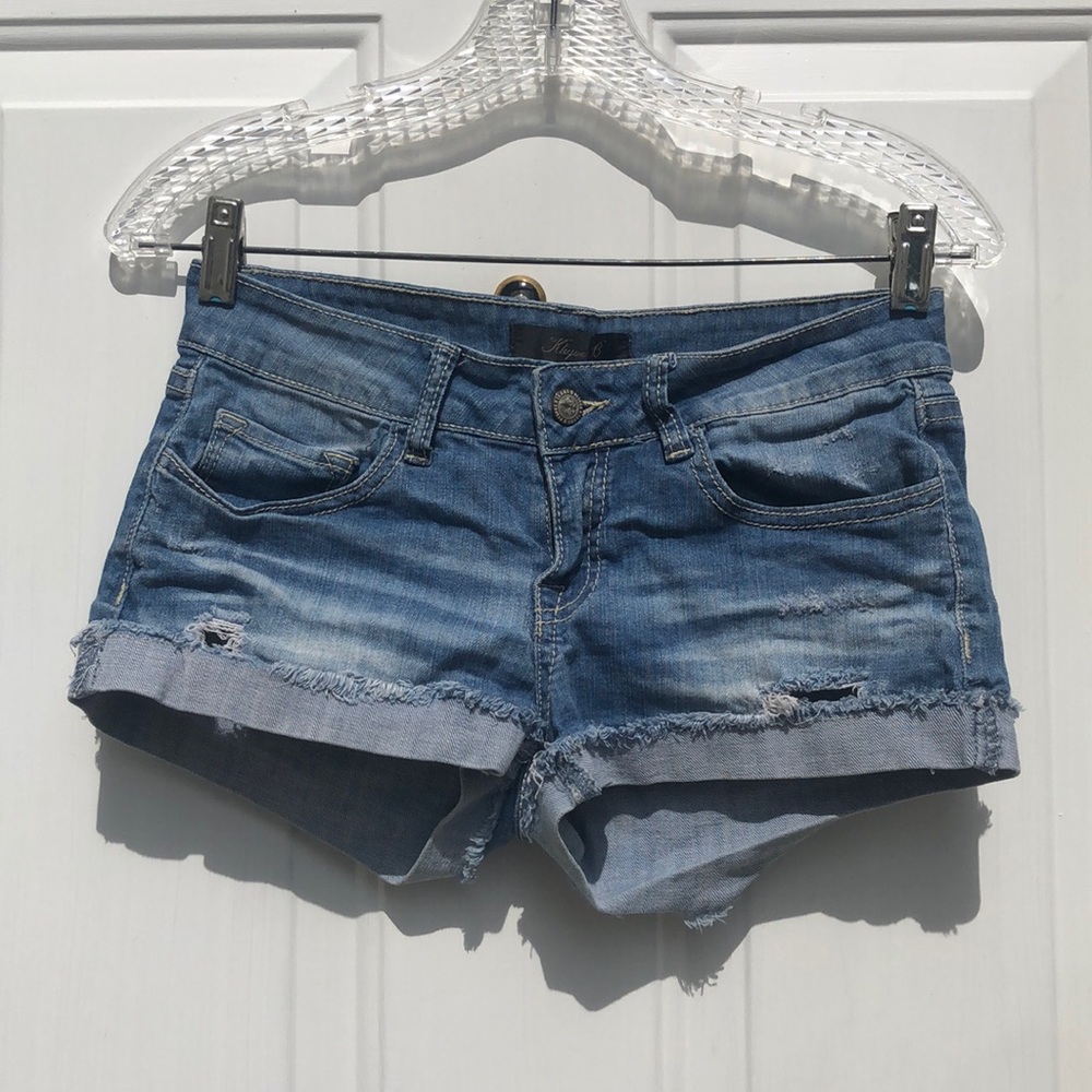Klique B small blue jean shorts